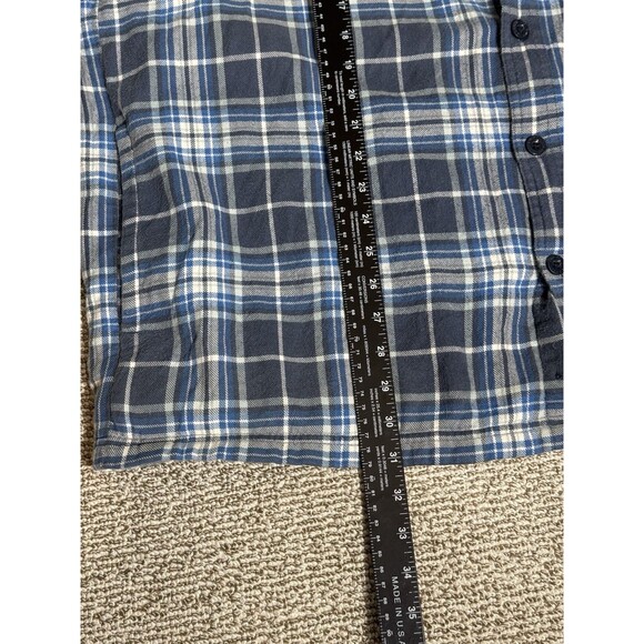 LL Bean Traditional Fit Shirt Jacket Shacket Flannel Men XL Fleece Lined - Picture 6 of 7